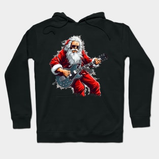 Guitar Santa Hoodie